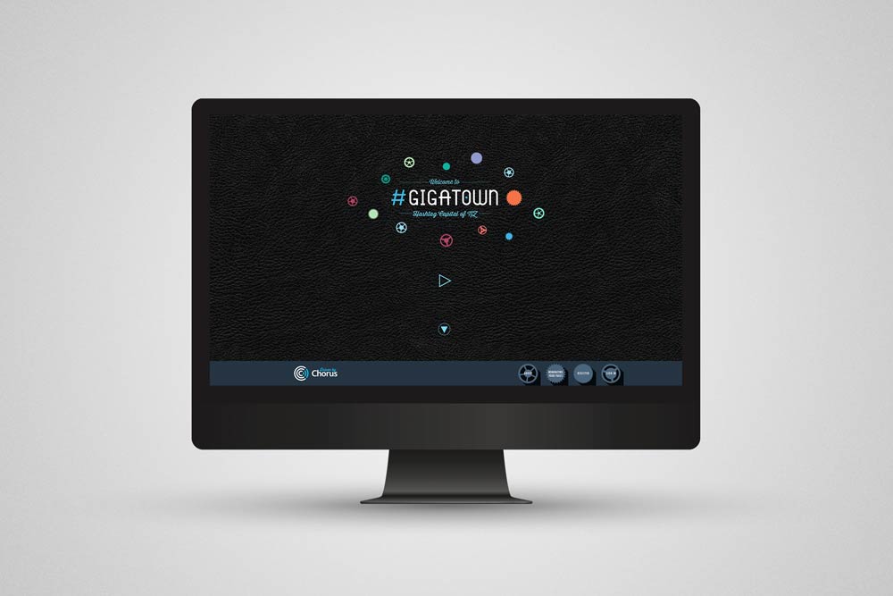 Gigatown Home screen of website