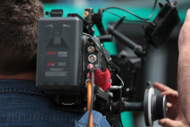 Gigatown Jeremy filming the van