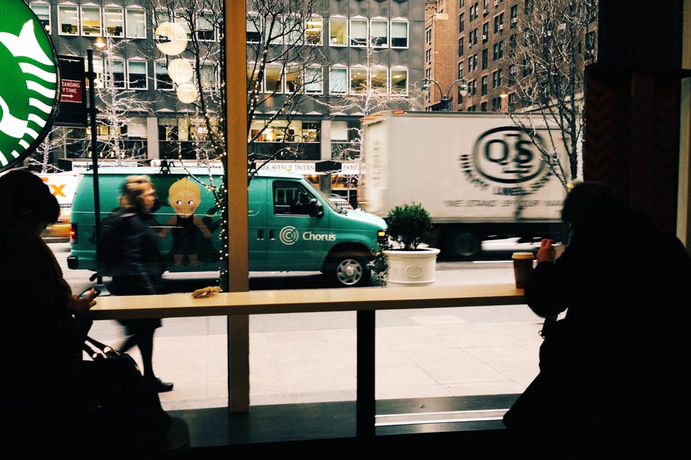 Gigatown van in NYC