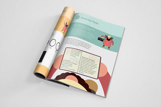 Image of a magazine created for Uncle Mike